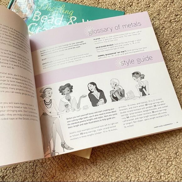 BEAD & WIRE CRAFTS JEWELRY BOOK SET - Picture 6 of 15